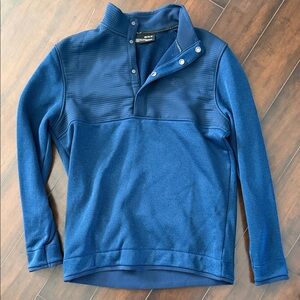 Men's Blue Quarter-Zip Sweater